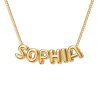 Custom Bubble Letter Necklace