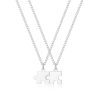 Personalized Puzzle Necklace Set