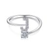 J.jpg Initial Sterling Silver Ring