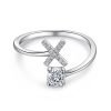 X.jpg Initial Sterling Silver Ring
