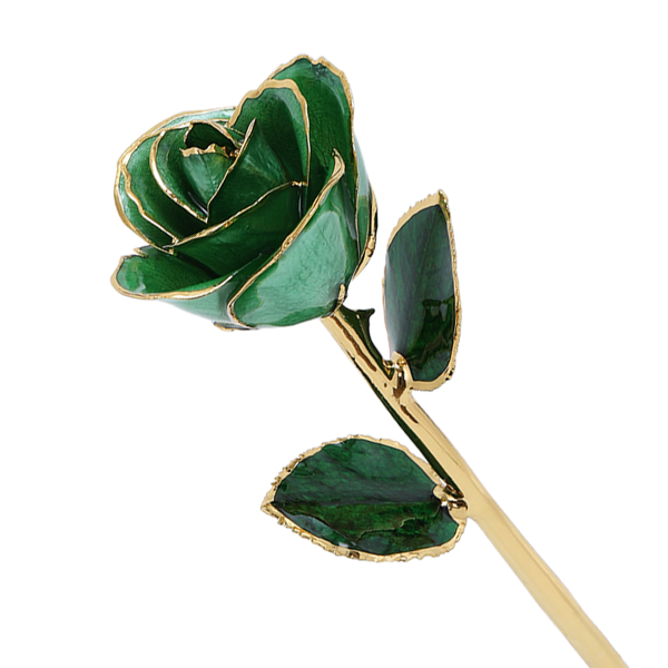 green.png 24k Gold Dipped Rose